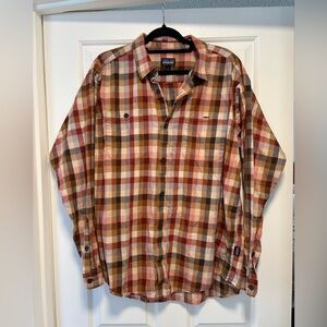 Patagonia Organic Cotton Plaid Button Down Shirt - Mens Size Large - Like New
